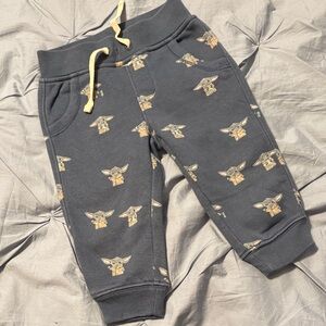 Baby Gap Jogger Pants with Yoda 12-18M